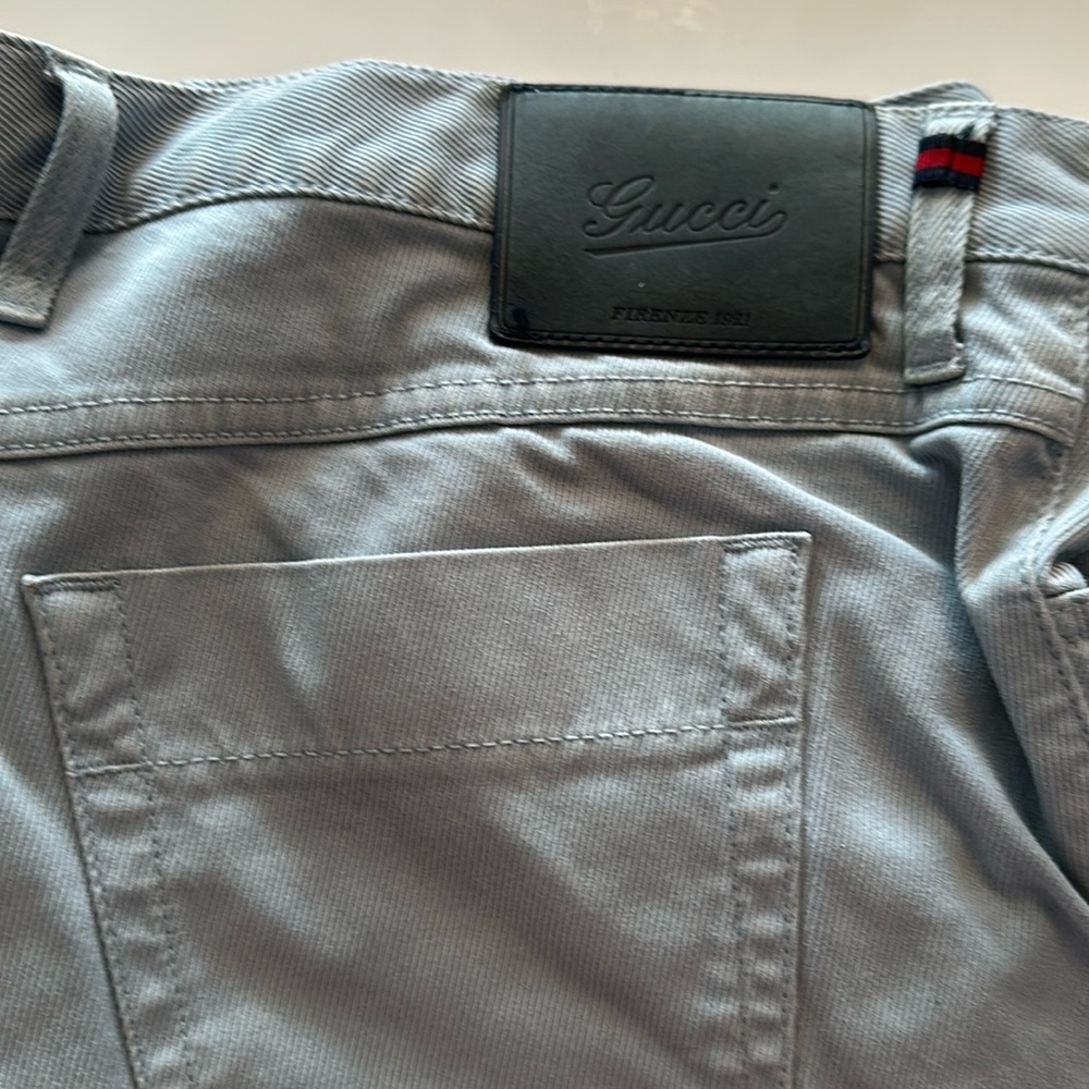 Gucci blue/green jeans in size 54 Italian